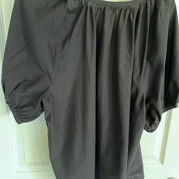 Ann Taylor Black Button-Front Blouse - Picture 4 of 6